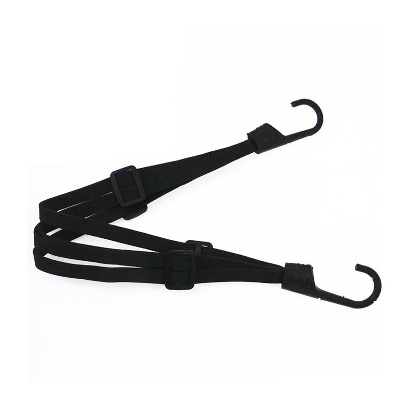 Amarra elastica para casco con gancho de 60cm-120cm