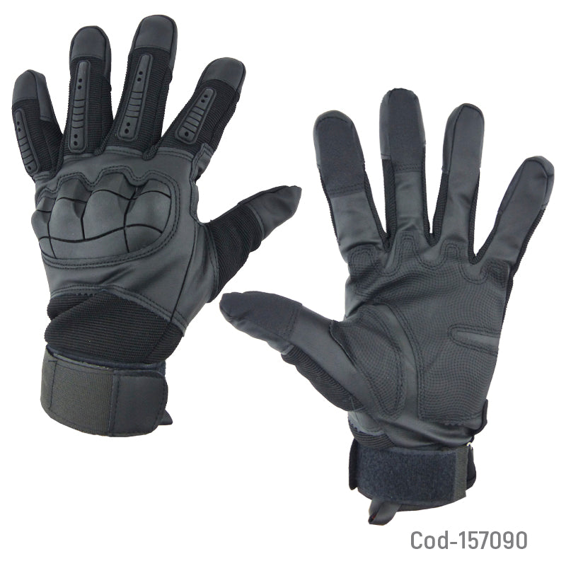 Guantes cuero con proteccion - MLV