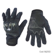 Guantes con Protección Carbón Y Sistema Touch NEGRO - Madbike