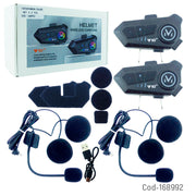 Intercomunicador modelo Y-10 2 UNIDADES - Helmet
