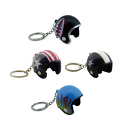 Llavero mini casco plastico