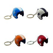 Llavero mini casco plastico