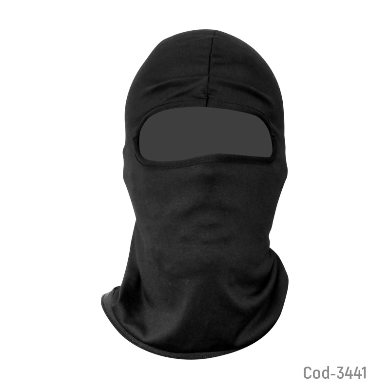 Funda para la cabeza - Pasamontaña - Balaclava de lycra color negra