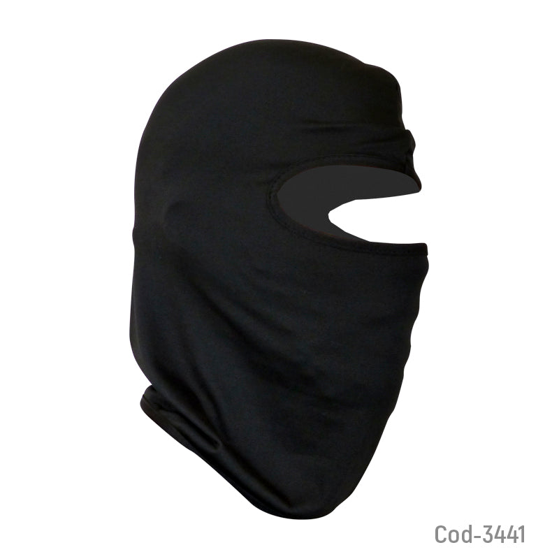 Funda para la cabeza - Pasamontaña - Balaclava de lycra color negra