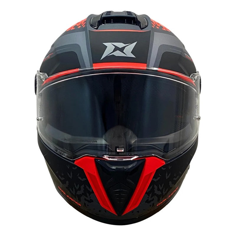 Casco Hawk Sv Evo Dark Justice AXXIS