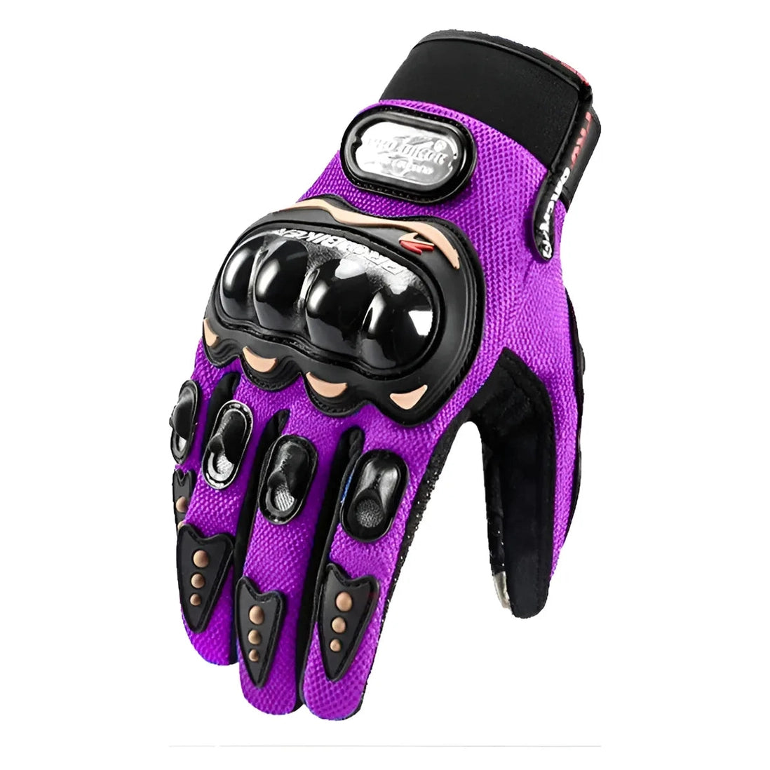 Guantes morados para mujer - Pro biker