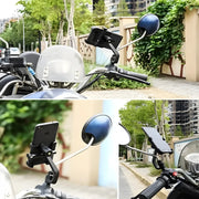 Porta celular aluminio con fijacion al espejo - Probiker
