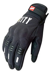 Guantes sellados con proteccion y touch NEGROS - Madmotor