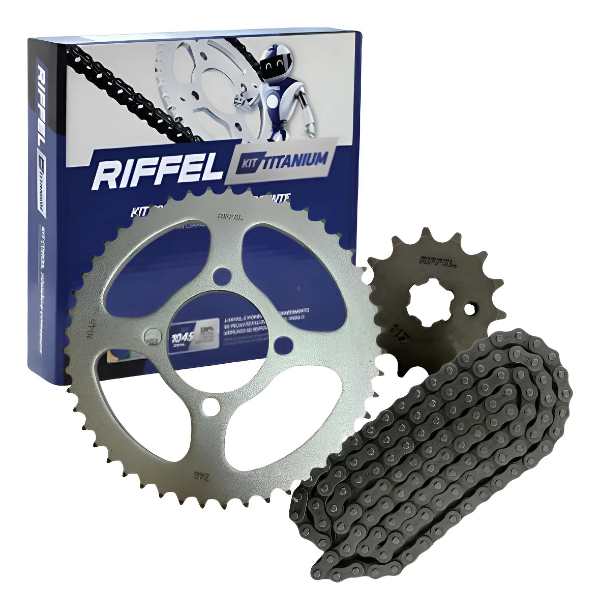 Kit de transmision Yamaha XTZ 125 48T/14Z  - Riffel