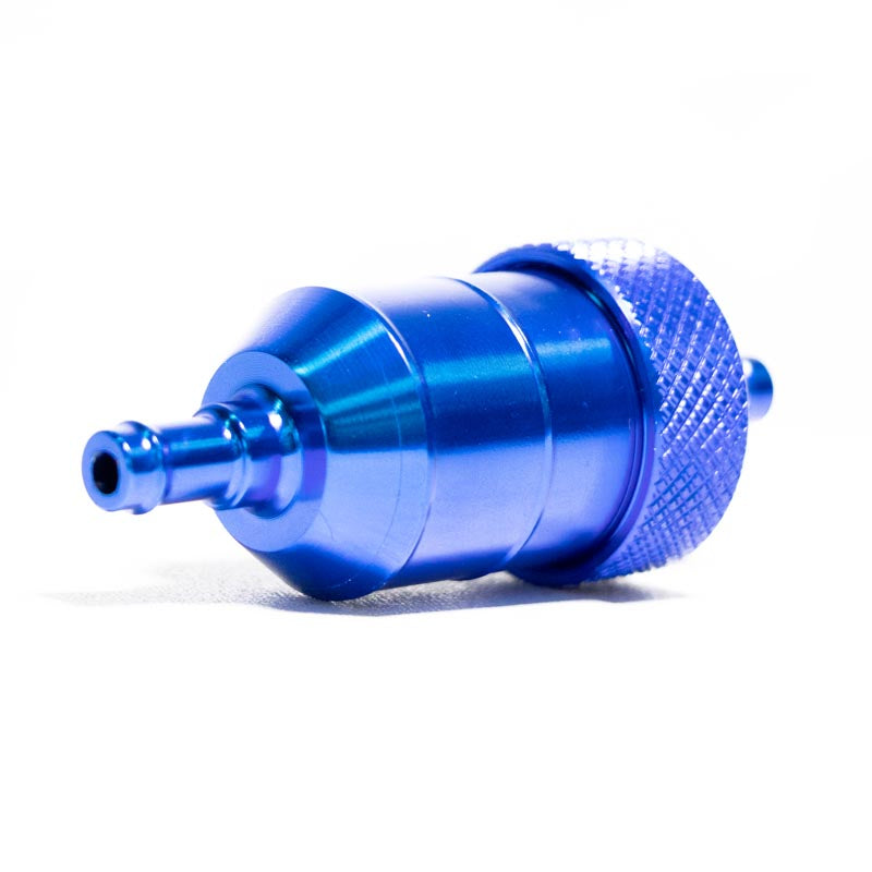 Filtro de bencina universal metálico (AZUL)