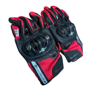 Guantes con Proteccion Carbon Y Sistema Touch ROJOS - Madbike