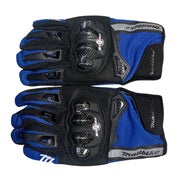 Guantes con Proteccion Carbon Y Sistema Touch AZUL - Madbike