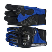 Guantes con Proteccion Carbon Y Sistema Touch AZUL - Madbike