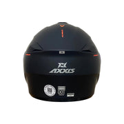 CASCO ABATIBLE AXXIS STORM NEGRO MATE