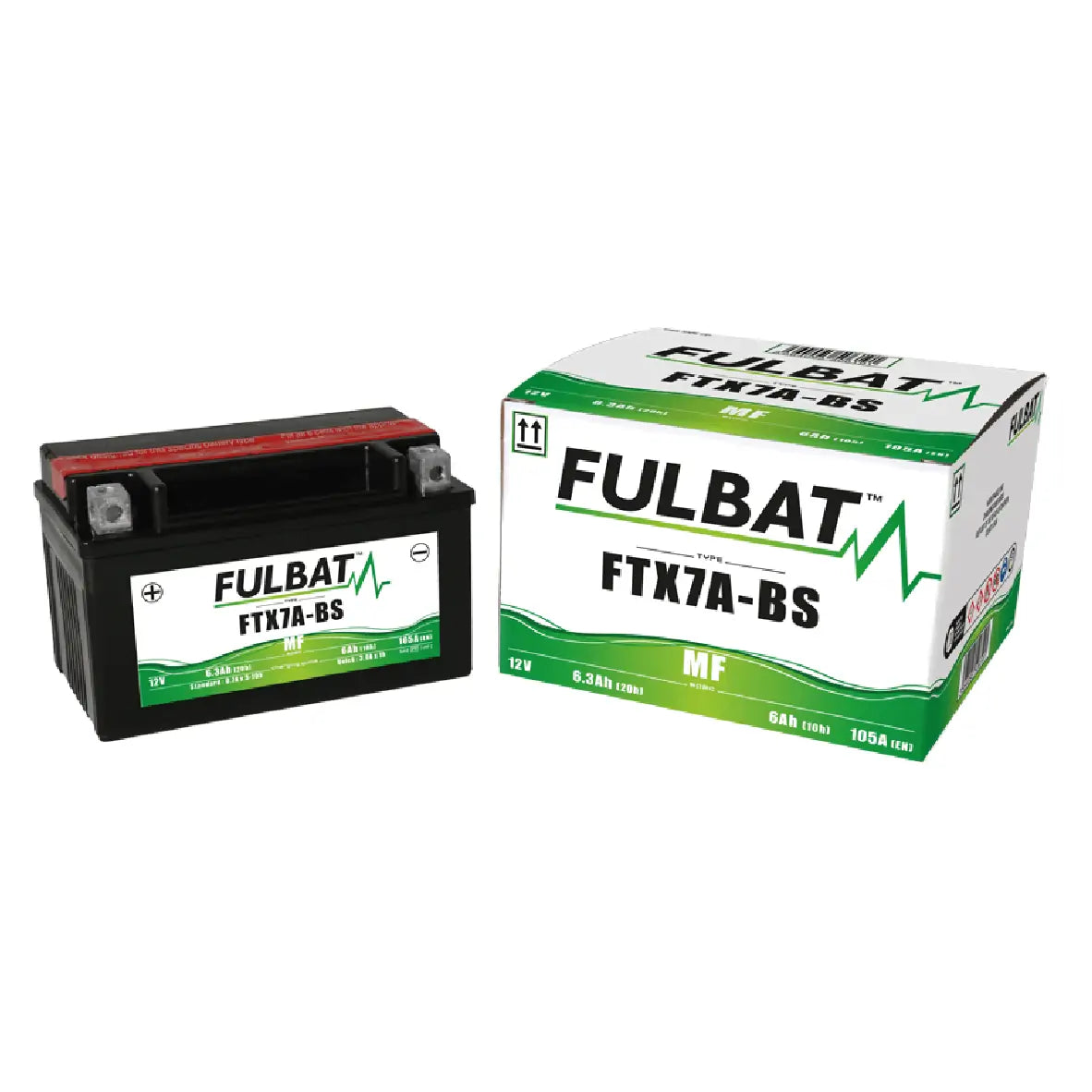 Bateria FTX7A-BS 105 cc - Fulbat