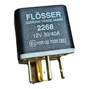 Relay luces 5 patas 12VOL 40AMP - Flosser - AGP