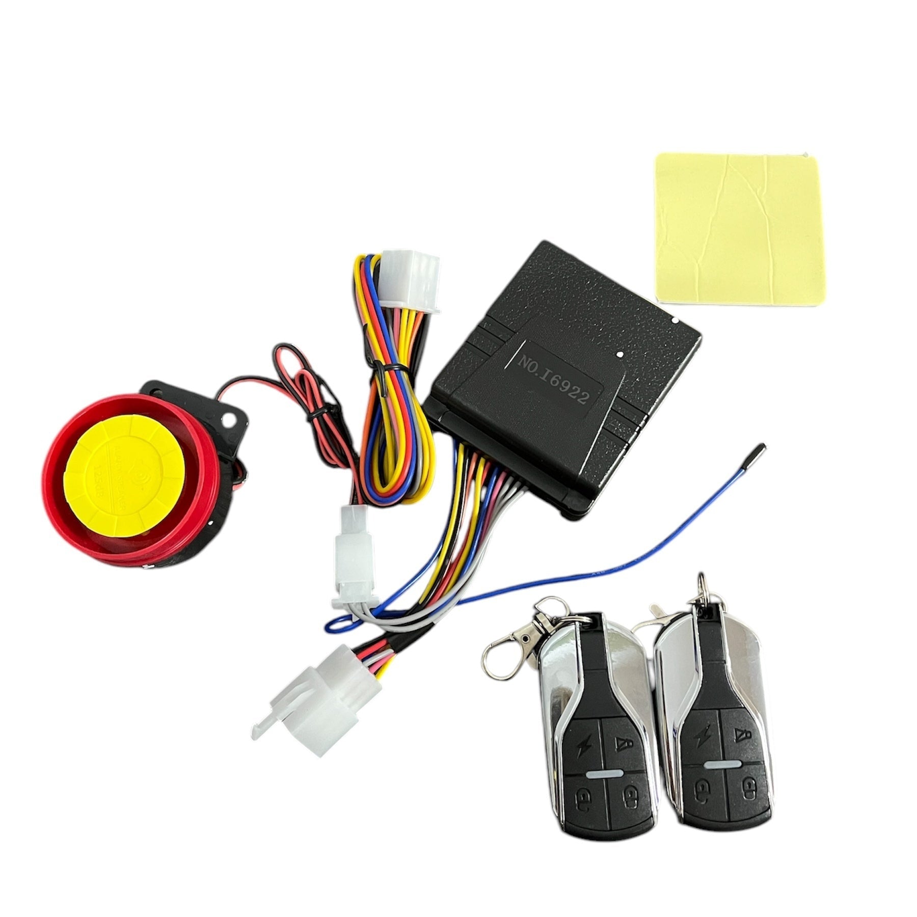 Alarma para moto con control remoto - Metal texture