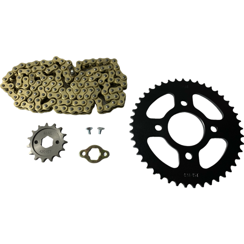 Kit transmisión NS 160 45D 15D 428 H Dorada - Seipro Racing