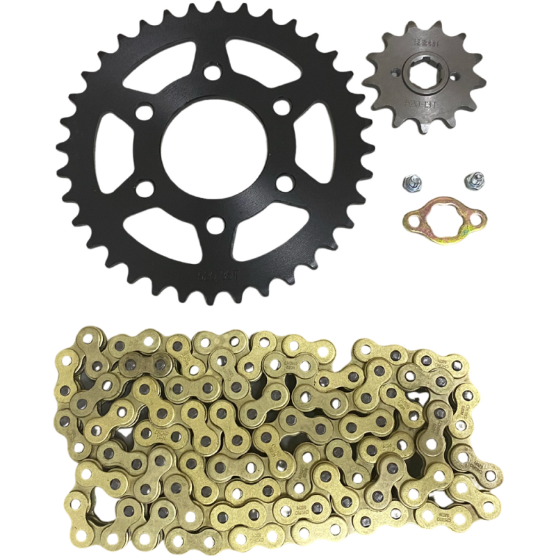 Kit de transmision R150 R - ZX150 R - ZX4R - R335 36D/13D 520H Dorada - Seipro