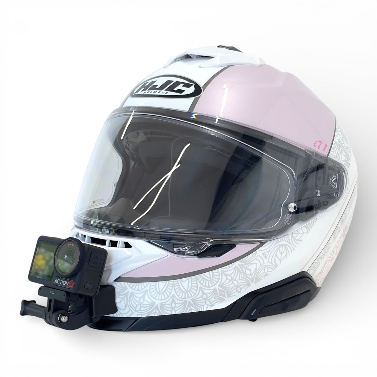 Soporte Insta360 y GoPro para Casco HJC i71