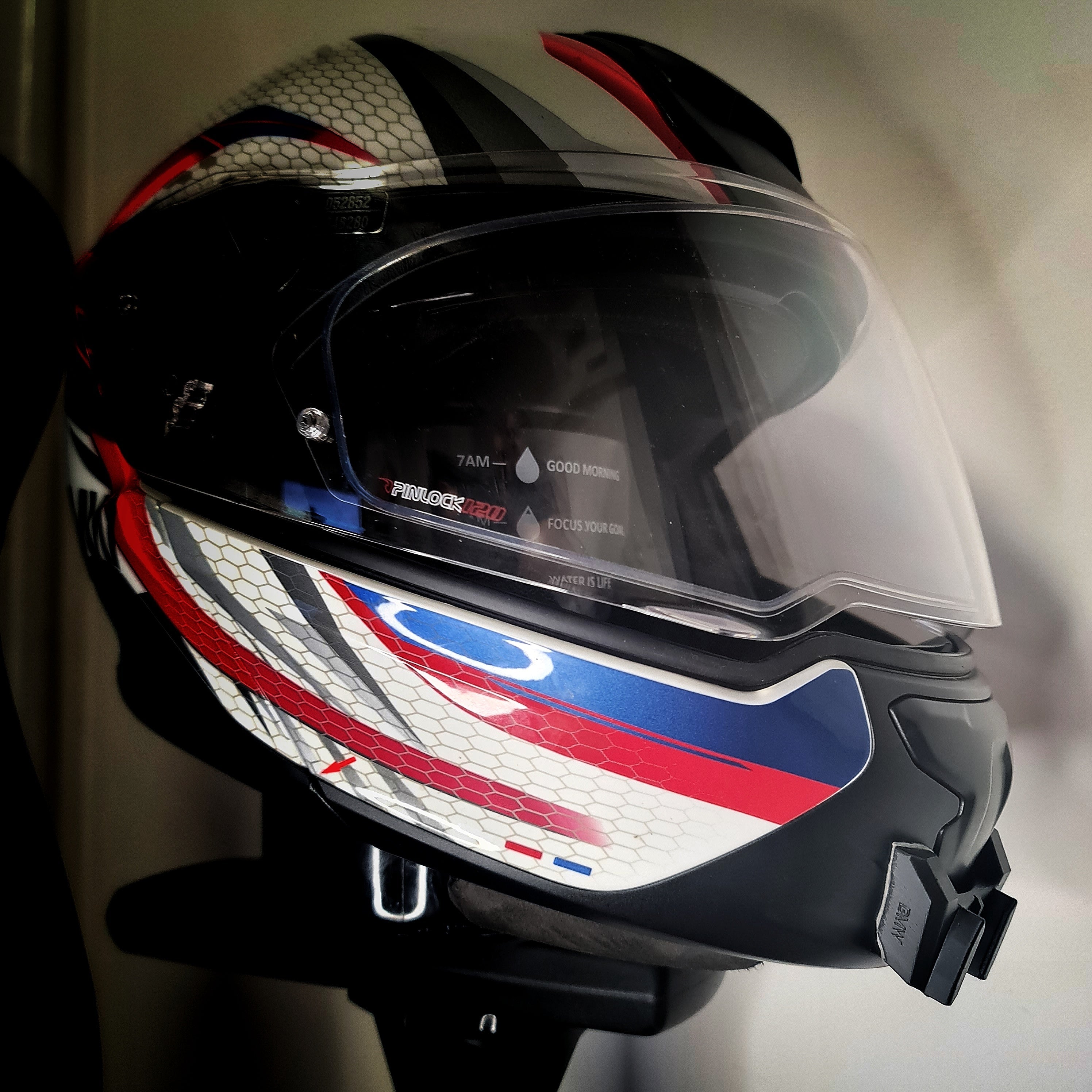 Soporte Insta360 y GoPro para Casco BMW System 7