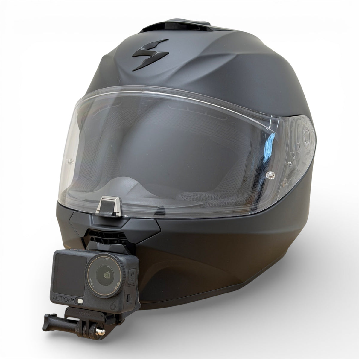 Soporte Insta360 y GoPro para Casco Scorpion EXO 391
