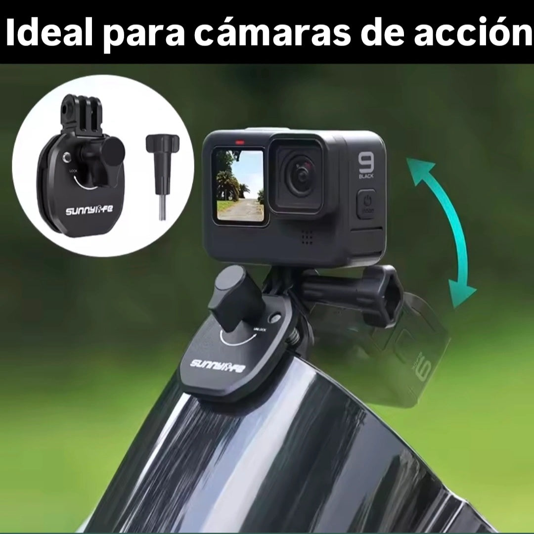 Soporte para Cúpula de Moto - Insta360 y GoPro