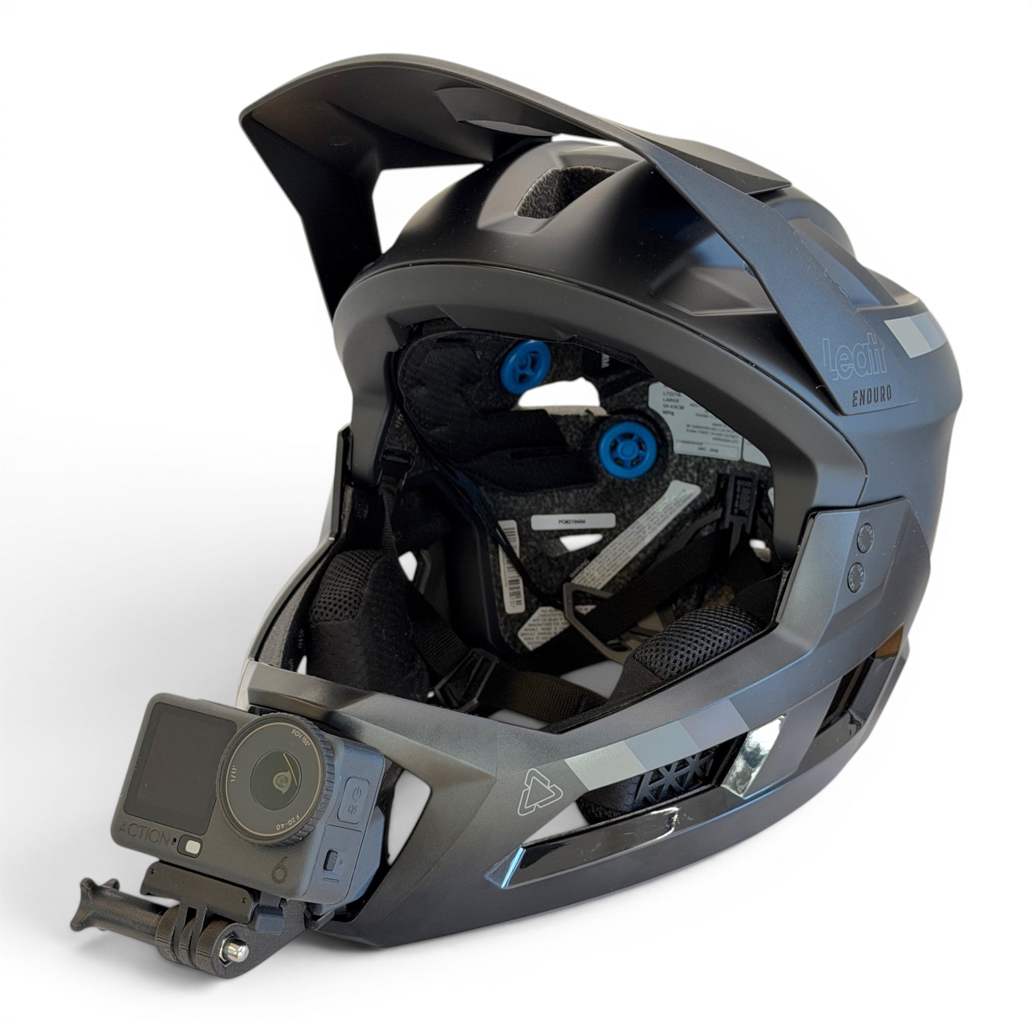 Soporte Insta360 y GoPro para Casco Leatt Enduro 2.0 - 3.0