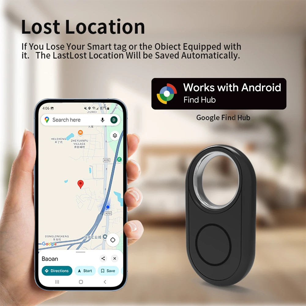 Smart Tag con Rastreador Bluetooth
