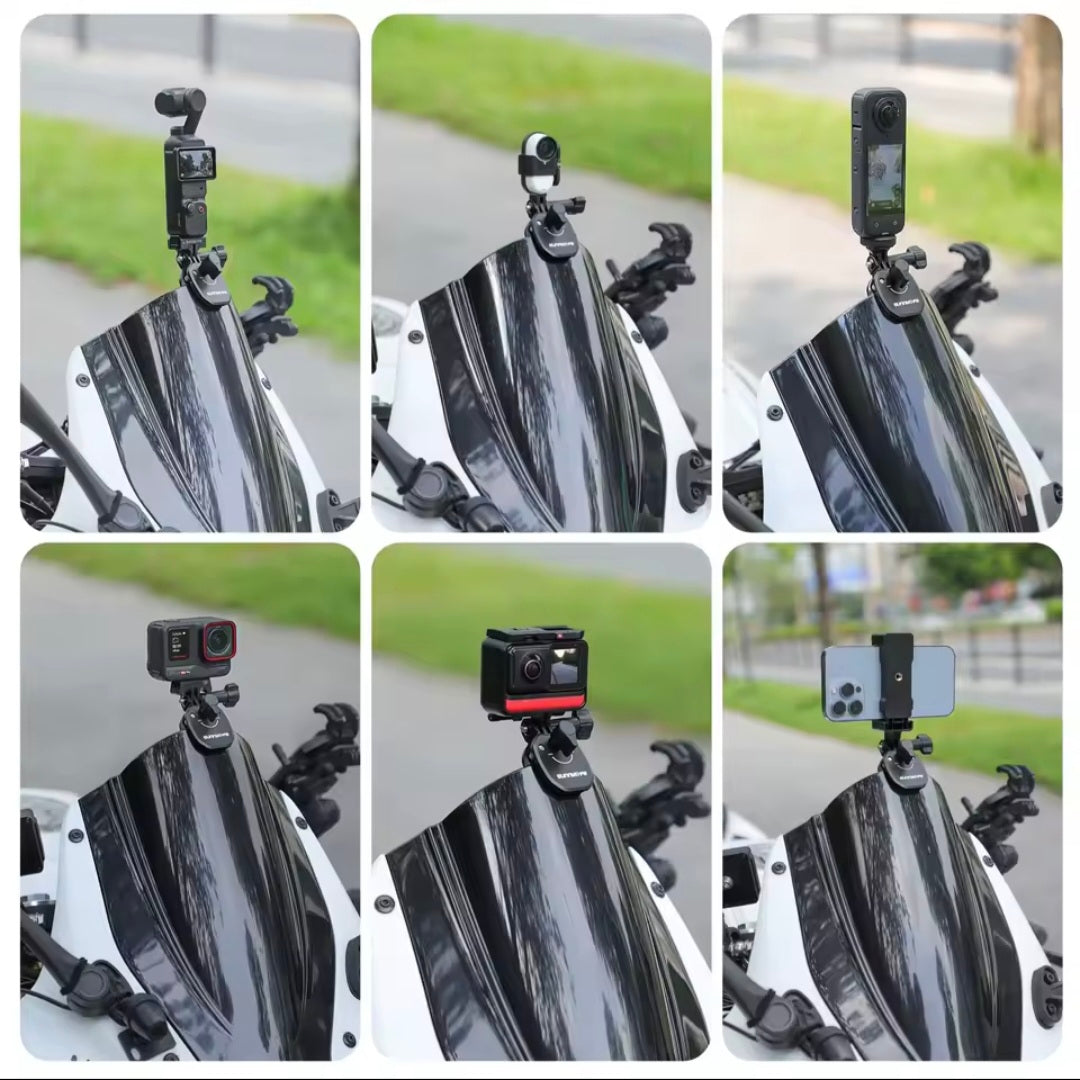 Soporte para Cúpula de Moto - Insta360 y GoPro