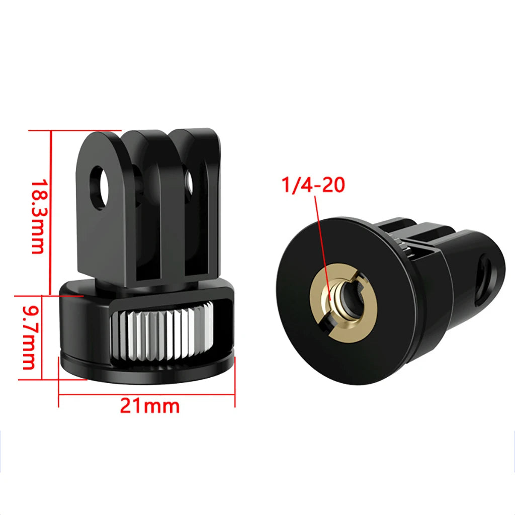 Adaptador de Aluminio para Clavija — Compatible GoPro e Insta360