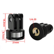 Adaptador de Aluminio para Clavija — Compatible GoPro e Insta360